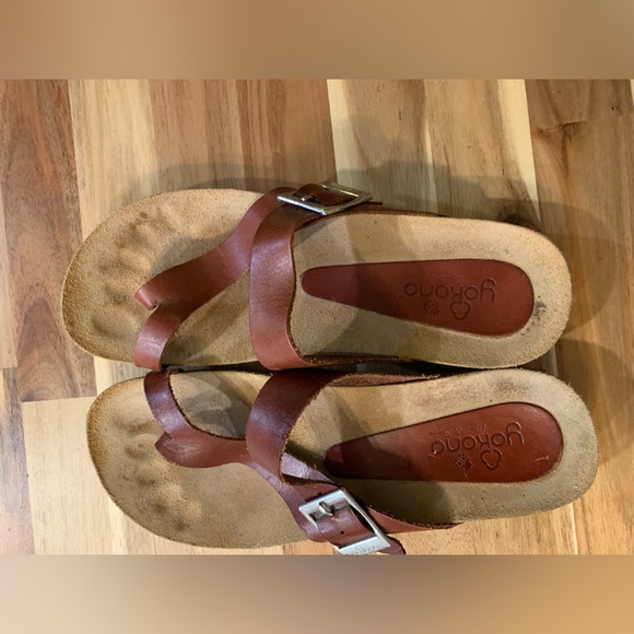 Shoes - Yokono Leather Sandals, Size 8